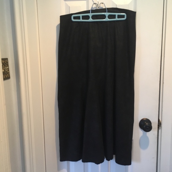 Conrad C Collection Ultra Suede Long Skirt - Picture 6 of 8